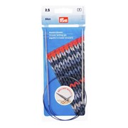 Prym druty na żyłce 2,5 mm 60cm